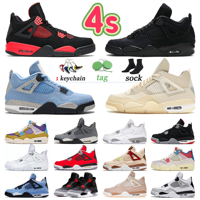 Jumpman 4 Basketball Shoes Mens Womens Trainers 4s Black Cat University Blue Off Sail New Bred Sports Sneakers White Oreo Wild Things Infrared Shimmer Big Size US 13, 40-47 red thunder
Jumpman 4 Basketball Shoes Mens Womens Trainers 4s Black Cat University Blue Off Sail New Bred Sports Sneakers White Oreo Wild Things Infrared Shimmer Big Size US 13, 40-47 red thunder