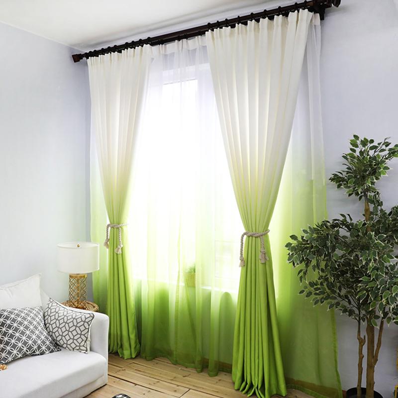 New Arrival Gradient Green Blackout 75% Window Curtains for Living Room Tulle Voile Drape for Kids Bedroom Curtain Home Decor, Tulle 1pc
New Arrival Gradient Green Blackout 75% Window Curtains for Living Room Tulle Voile Drape for Kids Bedroom Curtain Home Decor, Tulle 1pc