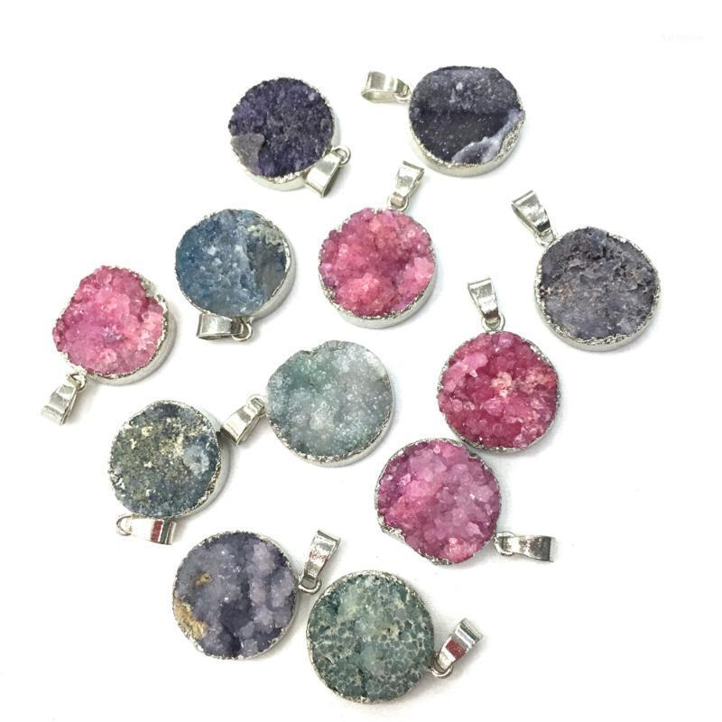 Natural Round Shaped Agates Pendants Charm Temperament Making for Jewelry Necklace Accessories Gift For Women Size 18x20mm1
Natural Round Shaped Agates Pendants Charm Temperament Making for Jewelry Necklace Accessories Gift For Women Size 18x20mm1