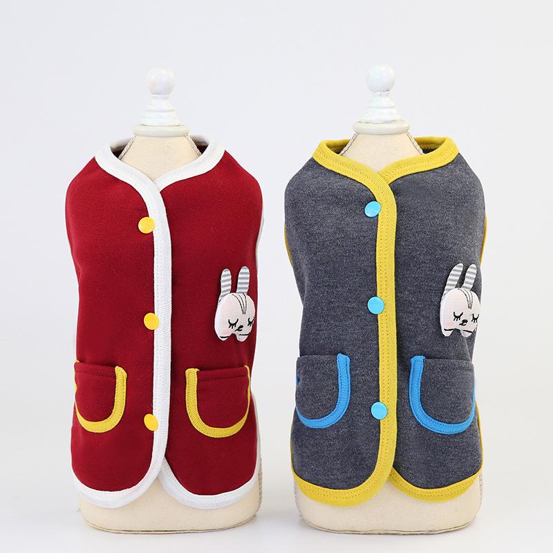 Soft Dog Clothes Classic Pet Pug Casual Outfit Costume Fashion Chihuahua Cardigan Sweater Cotton Winter Vest for Small Dogs 20E, Gray
Soft Dog Clothes Classic Pet Pug Casual Outfit Costume Fashion Chihuahua Cardigan Sweater Cotton Winter Vest for Small Dogs 20E, Gray