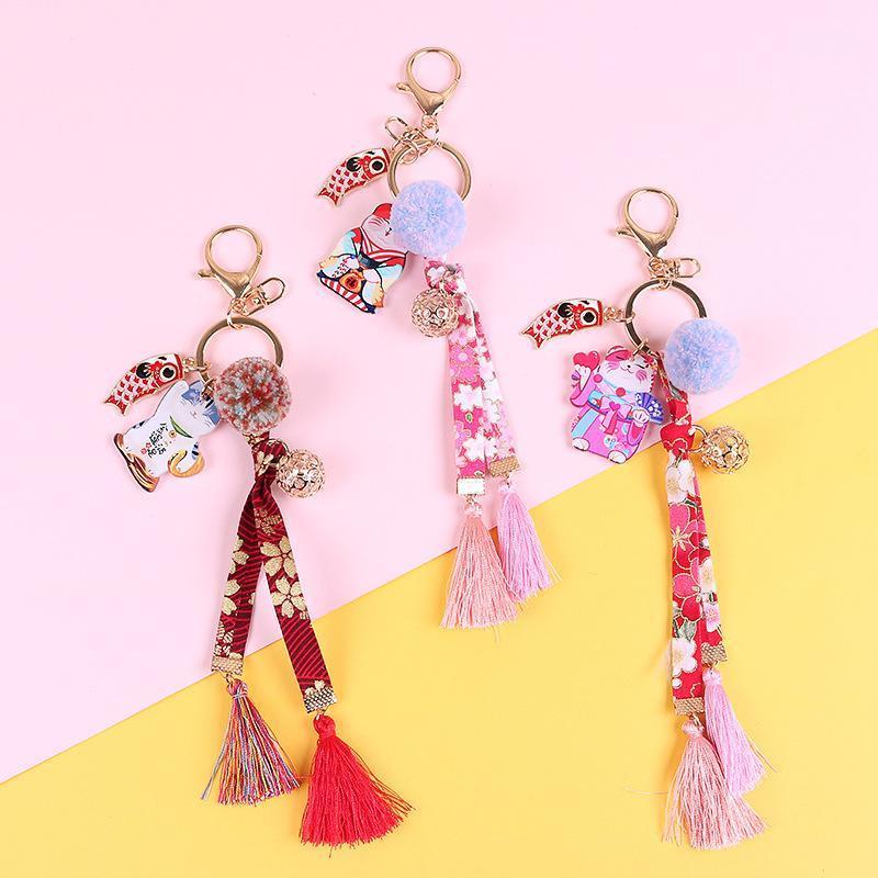 Japanese Jewelry Cute Keychain Retro Handmade Fabric Embroidery Flowers Cat Lucky Transfer Key Chain Bag Pendant Car Ornaments1
Japanese Jewelry Cute Keychain Retro Handmade Fabric Embroidery Flowers Cat Lucky Transfer Key Chain Bag Pendant Car Ornaments1