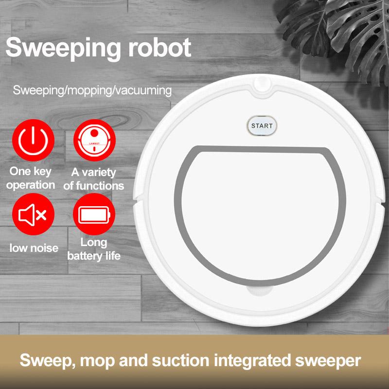 Robot Vacuum Cleaner USB Charging Smart Sweeping Robot Automatic Sweeper Mopping Strong Suction Household Floor Cleaning Machine
Robot Vacuum Cleaner USB Charging Smart Sweeping Robot Automatic Sweeper Mopping Strong Suction Household Floor Cleaning Machine