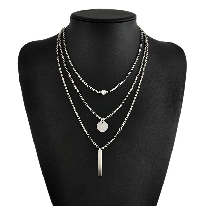 2021 New Fashion European Gold Silver Plated Women Jewelry Collar Multi Layers Bar Coin Necklace Clavicle Chains
2021 New Fashion European Gold Silver Plated Women Jewelry Collar Multi Layers Bar Coin Necklace Clavicle Chains