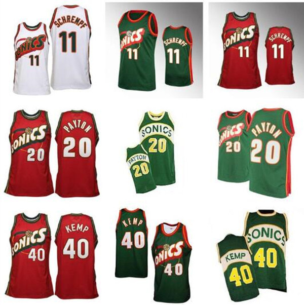 New Basketball shirt 11 Detlef Schrempf 20 Gary Payton 35 Kevin Durant 40 Shawn Kemp 34 Ray Allen Men Basketball Jerseys college Jersey, Black;red
New Basketball shirt 11 Detlef Schrempf 20 Gary Payton 35 Kevin Durant 40 Shawn Kemp 34 Ray Allen Men Basketball Jerseys college Jersey, Black;red