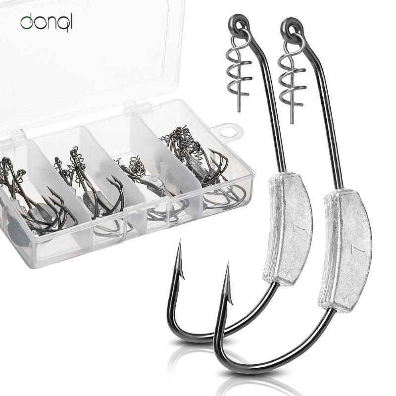 DONQL 25pcs/Box Lead Head Fishing Hook 2-7g Wide Crank Jig Head Barbed Hook For Carp Fishook Soft Lure Fishing Tackle
DONQL 25pcs/Box Lead Head Fishing Hook 2-7g Wide Crank Jig Head Barbed Hook For Carp Fishook Soft Lure Fishing Tackle