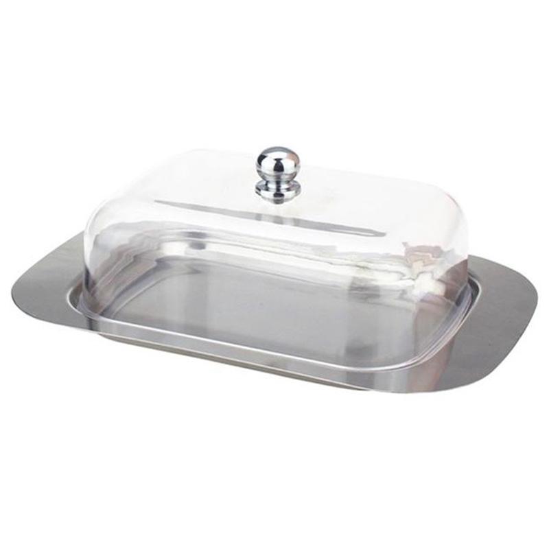HOT-Box Container Cheese Bread Storage Tray with See-Through Lid Stainless Steel Butter Cheese Dish Box Container
HOT-Box Container Cheese Bread Storage Tray with See-Through Lid Stainless Steel Butter Cheese Dish Box Container