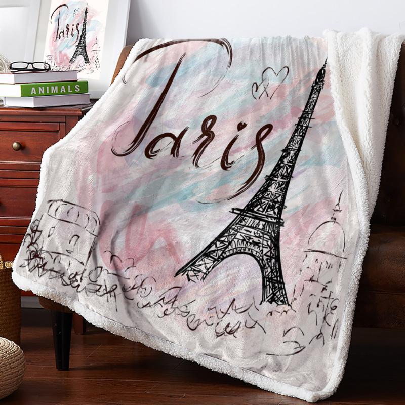 Eiffel Iron Tie Pink Fleece Blanket Warm Cashmere Blanket Office Sofa Supplies Blankets for Beds
Eiffel Iron Tie Pink Fleece Blanket Warm Cashmere Blanket Office Sofa Supplies Blankets for Beds