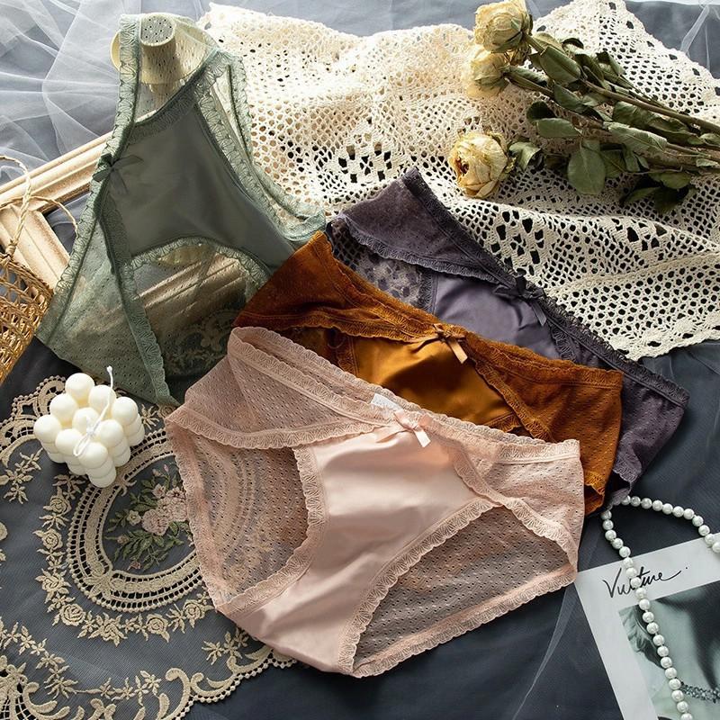 New Women Sexy Lace Panties Translucent Underwear Sexy Underwear Women Comfortable Breathable Lingerie, Gold
New Women Sexy Lace Panties Translucent Underwear Sexy Underwear Women Comfortable Breathable Lingerie, Gold