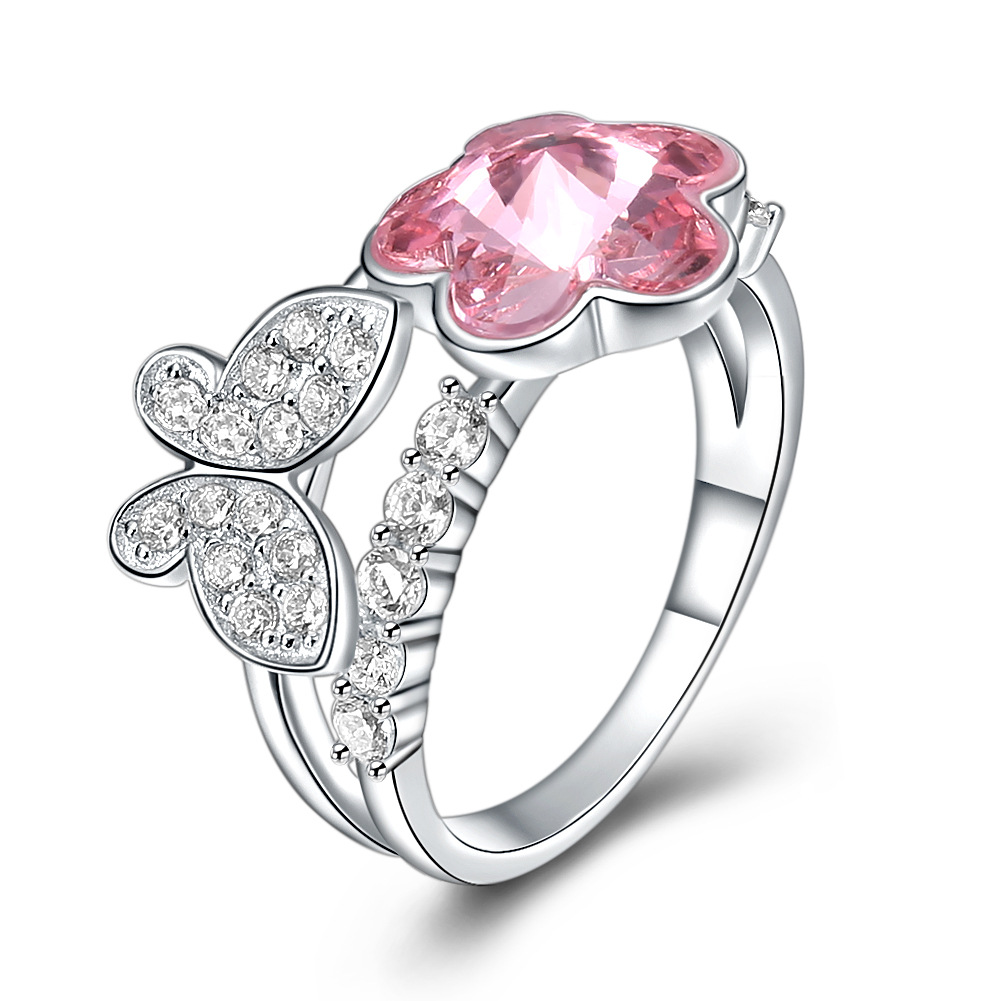 Crystal Ring with Swarovski Elements Sterling Silver Flowers Jewelry New Accessories
Crystal Ring with Swarovski Elements Sterling Silver Flowers Jewelry New Accessories