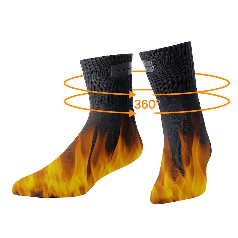 1 Pair Charging Heating Socks Adjustable Foot Warmer Heated Socks Thermal Fashion Outdoor Keep Foot Warm Comfort Hot, White
1 Pair Charging Heating Socks Adjustable Foot Warmer Heated Socks Thermal Fashion Outdoor Keep Foot Warm Comfort Hot, White