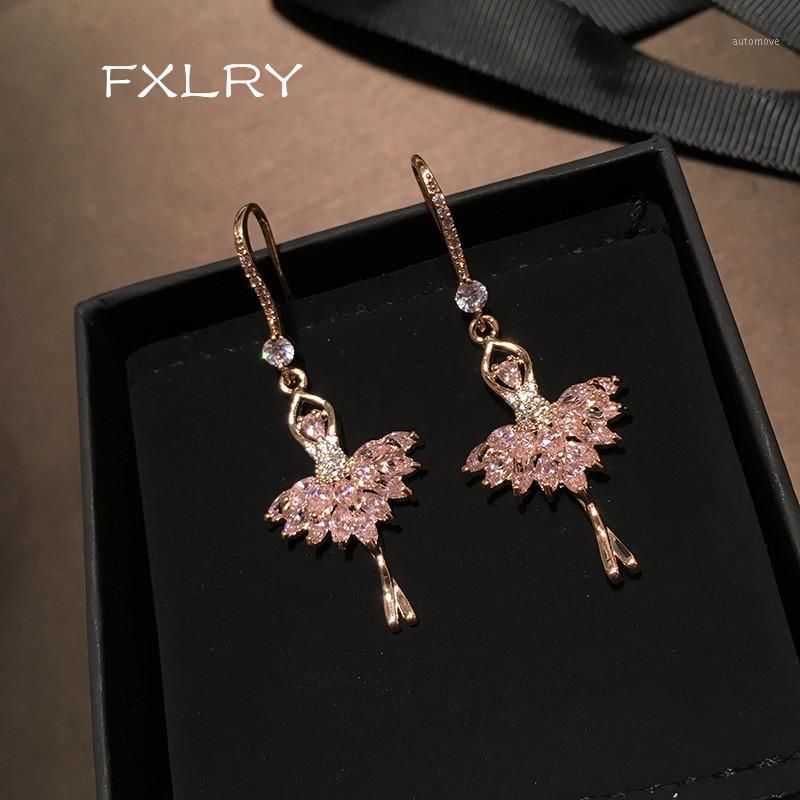 FXLRY New Unique Design Micro Pave Cubic Zirconia dancing ballerina girl dangle earrings Jewelry1
FXLRY New Unique Design Micro Pave Cubic Zirconia dancing ballerina girl dangle earrings Jewelry1