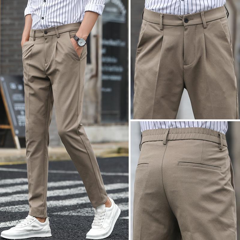Spring New Men's Small Feet Straight Suit Pants Business Casual Fashion Allmatch Stretch Loose Trousers Youth Classic Slim Pants, Black
Spring New Men's Small Feet Straight Suit Pants Business Casual Fashion Allmatch Stretch Loose Trousers Youth Classic Slim Pants, Black