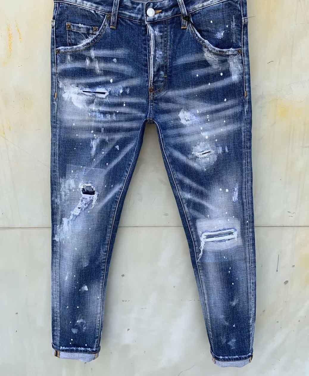 Mens Jeans Denim Jean Black Ripped Pants Pour Hommes Men S Italy Fashion Biker Motorcycle Rock Revival Jea emB DSQ DSQ2 DSQUARED, Blue
Mens Jeans Denim Jean Black Ripped Pants Pour Hommes Men S Italy Fashion Biker Motorcycle Rock Revival Jea emB DSQ DSQ2 DSQUARED, Blue