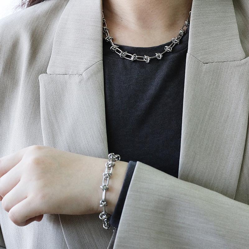 Thorns chunky chain necklace for men women stainless steel cool necklace harajuku style punk silver color unique
Thorns chunky chain necklace for men women stainless steel cool necklace harajuku style punk silver color unique