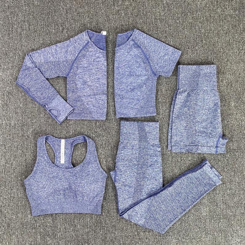 2/3/5pcs Women Seamless Yoga Set Workou Fitness Sports Suits Long Sleeve Crop Top High Waist Leggings Workout Clothing1, Brashortsgrey
2/3/5pcs Women Seamless Yoga Set Workou Fitness Sports Suits Long Sleeve Crop Top High Waist Leggings Workout Clothing1, Brashortsgrey