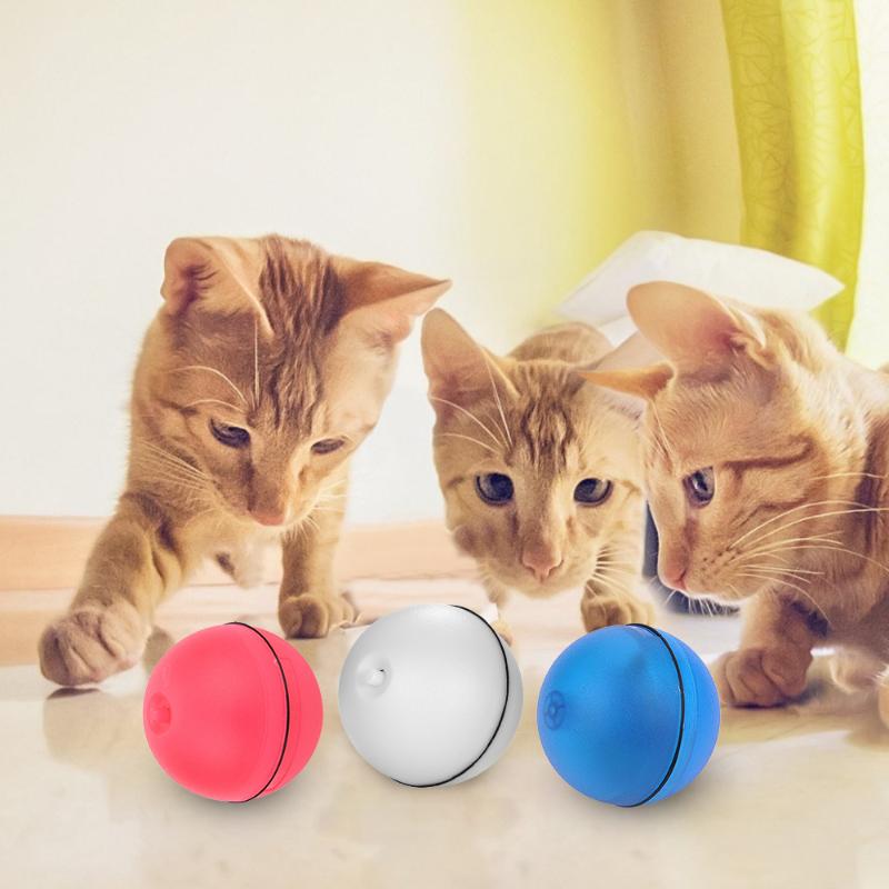 Cat Toy Rolling Ball Dog Toys LED Red Light Motion Activated Ball Pet Cat Interactive Laser Rolling Electric Funny Pets Toy
Cat Toy Rolling Ball Dog Toys LED Red Light Motion Activated Ball Pet Cat Interactive Laser Rolling Electric Funny Pets Toy
