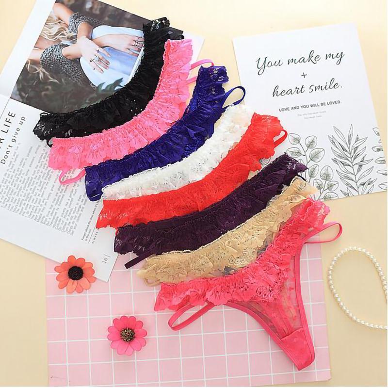 Women G String Lace Underwear Femal Sexy T-back Thong Sheer Panties Open Low Waist Transparent Knickers Underpants Lingerie, Purple
Women G String Lace Underwear Femal Sexy T-back Thong Sheer Panties Open Low Waist Transparent Knickers Underpants Lingerie, Purple
