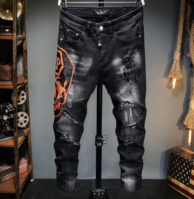 21ss men's brand designers jeans distressed ripped slim fit biker denim pants mens leisure fashion jeans a1v3, Blue
21ss men's brand designers jeans distressed ripped slim fit biker denim pants mens leisure fashion jeans a1v3, Blue