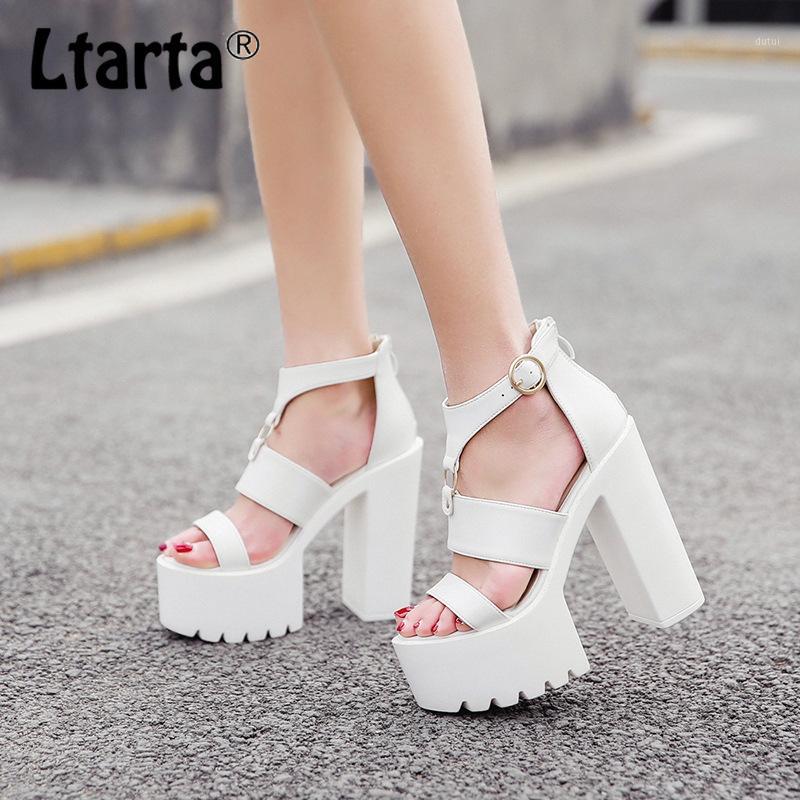 LTARTA 2020 Summer New Thick Heel Platform Women's Shoes Fashion Thick Bottom Hollow Open Toe High Heel Women Sandals1, Black
LTARTA 2020 Summer New Thick Heel Platform Women's Shoes Fashion Thick Bottom Hollow Open Toe High Heel Women Sandals1, Black