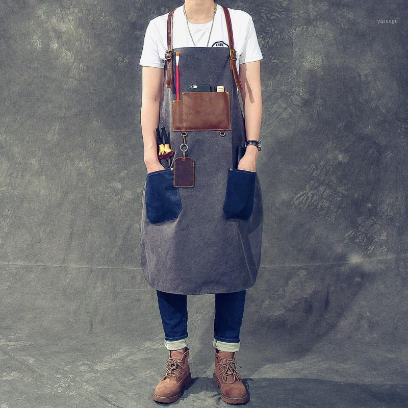 Work Apron Retro Washed Distressed Canvas First Layer Cow Leather Handmade Apron Top Grade Creative Studio Equipment1
Work Apron Retro Washed Distressed Canvas First Layer Cow Leather Handmade Apron Top Grade Creative Studio Equipment1