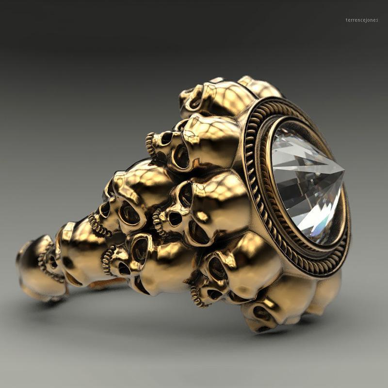 Wedding Rings Gothic Punk Skull For Men Retro Skeleton Black Red Cone Male Ring Jewelry Biker Steampunk Women Anillo Hombre1
Wedding Rings Gothic Punk Skull For Men Retro Skeleton Black Red Cone Male Ring Jewelry Biker Steampunk Women Anillo Hombre1