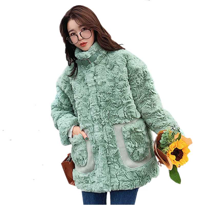 2021 Autumn Winter Female Faux Hair Fur Jacket Korean Solid Loose Short Thick Outerwear Single Breasted Ladies Coat H898, White
2021 Autumn Winter Female Faux Hair Fur Jacket Korean Solid Loose Short Thick Outerwear Single Breasted Ladies Coat H898, White