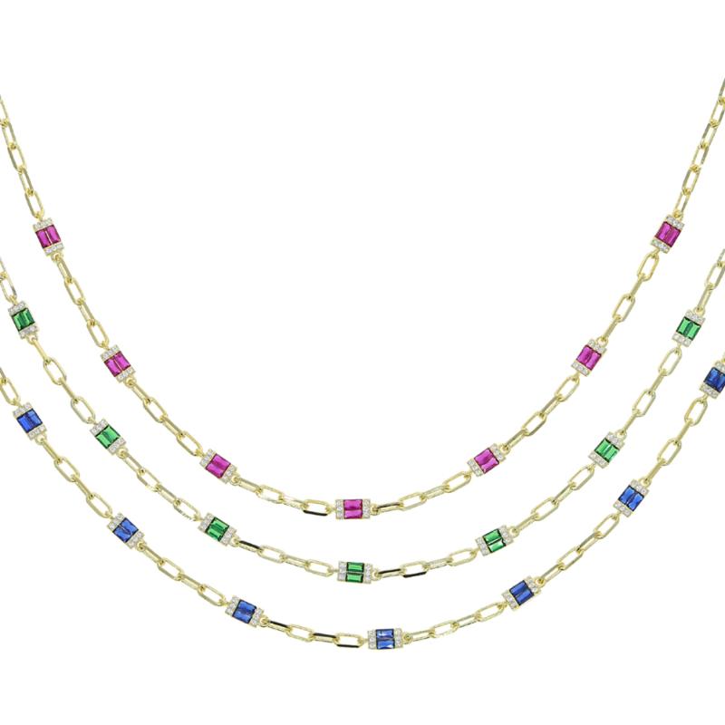 micro Pave Blue cz Rectangle link chain choker necklace for women gold color cz rock curb cuban chain necklace Fashion jewelry
micro Pave Blue cz Rectangle link chain choker necklace for women gold color cz rock curb cuban chain necklace Fashion jewelry