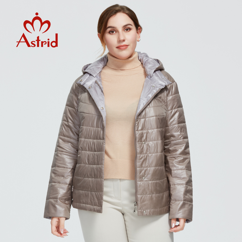 Astrid New Autumn Winter Women's coat women Windproof warm parka fashion thin Jacket hood large sizes female clothing 9299 201217