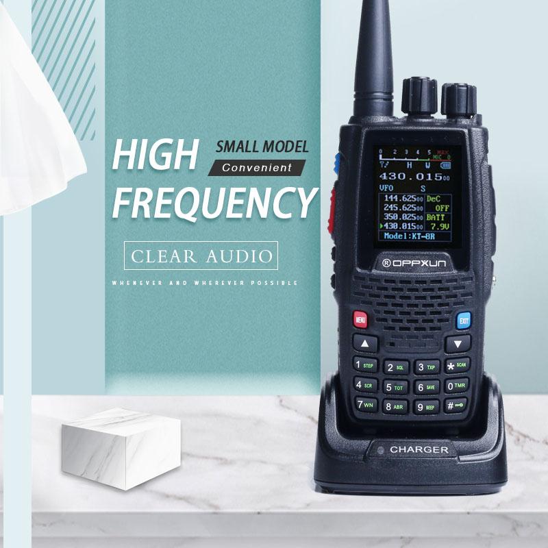 OPPXUN KT 8R Walkie Talkie Portable Ham Radio Station Double Segment and Double Display Two Way Car Amateur cb Radio Long Range
OPPXUN KT 8R Walkie Talkie Portable Ham Radio Station Double Segment and Double Display Two Way Car Amateur cb Radio Long Range