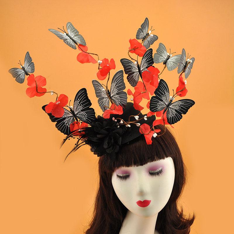 Buttferfly Flower Hat Hair Clip Headwear Women White Red PInk Blue Butterfly Fascinator Hat Party Show Ladies Hair Accessories
Buttferfly Flower Hat Hair Clip Headwear Women White Red PInk Blue Butterfly Fascinator Hat Party Show Ladies Hair Accessories
