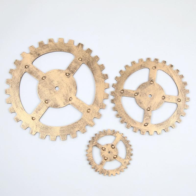 1PC European Modern Vintage Steampunk Gear Industrial Style Wall Home Decoration Silver/Gold Wood Board Home Decoration JL 291
1PC European Modern Vintage Steampunk Gear Industrial Style Wall Home Decoration Silver/Gold Wood Board Home Decoration JL 291