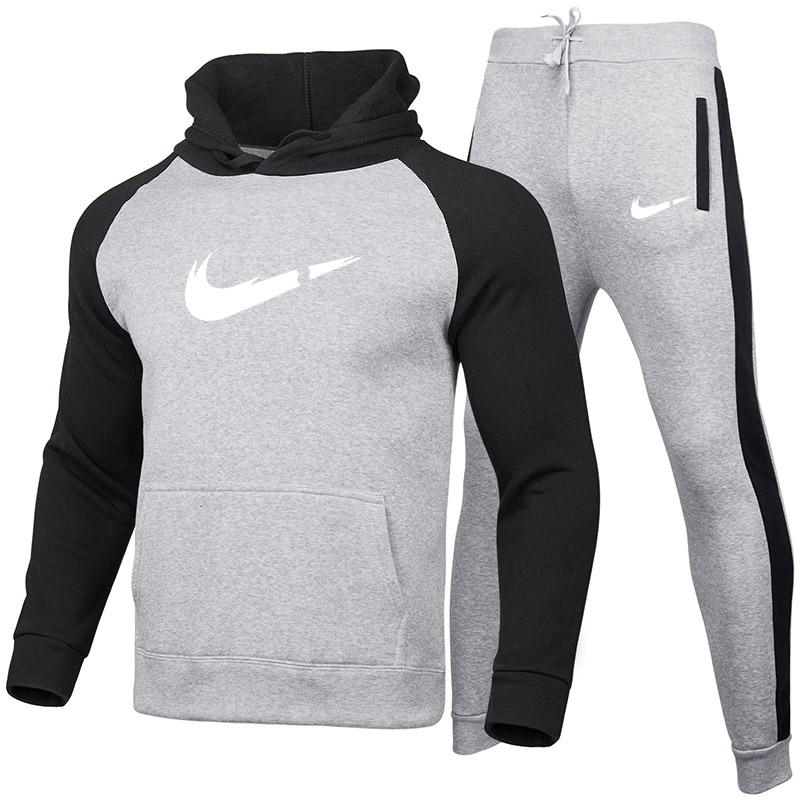 New Two Pieces Set Fashion Hooded Sweatshirts Sportswear Men Tracksuit Hoodie Autumn Brand Clothes Hoodies+Pants Men Suit, Gray
New Two Pieces Set Fashion Hooded Sweatshirts Sportswear Men Tracksuit Hoodie Autumn Brand Clothes Hoodies+Pants Men Suit, Gray