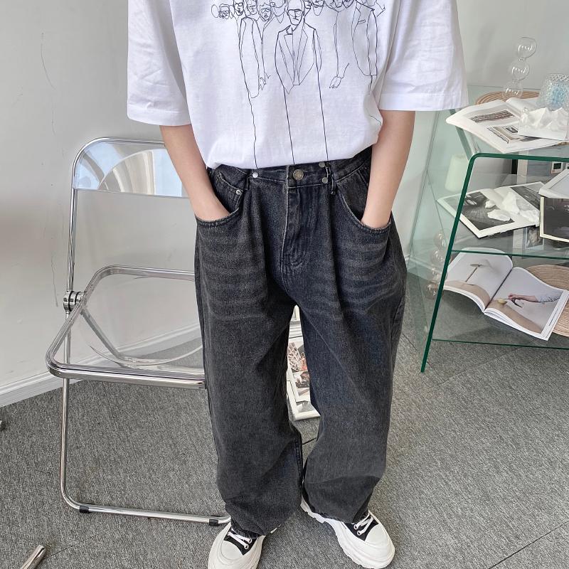 New Male Retro Fashion Streetwear Hip Hop Gray Denim Pants Men Vintage Loose Casual High Waist Wide-leg Jeans Trousers, N812
New Male Retro Fashion Streetwear Hip Hop Gray Denim Pants Men Vintage Loose Casual High Waist Wide-leg Jeans Trousers, N812