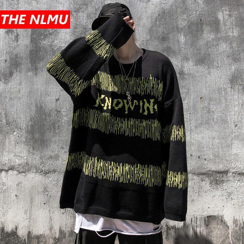 Loose Stripe Knitted Jumper Sweaters Streetwear Men 2020 Hip Hop Harajuku Casual Pullover Knitwear Tops Oversize WQ1911, Green
Loose Stripe Knitted Jumper Sweaters Streetwear Men 2020 Hip Hop Harajuku Casual Pullover Knitwear Tops Oversize WQ1911, Green