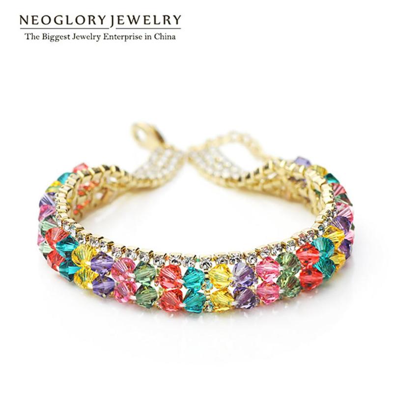 Neoglory Austrian Crystal Rhinestone Fashion Bangles & Bracelets For Women Light Yellow Gold Color 2020 New QC
Neoglory Austrian Crystal Rhinestone Fashion Bangles & Bracelets For Women Light Yellow Gold Color 2020 New QC