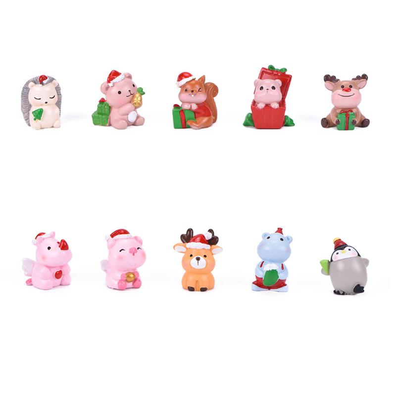 9/10pcs Resin Mini Figurine Christmas Santa Claus Resin Toys DIY Animal Garden Ornament Craft Kids Toys Gifts Wholesale
9/10pcs Resin Mini Figurine Christmas Santa Claus Resin Toys DIY Animal Garden Ornament Craft Kids Toys Gifts Wholesale