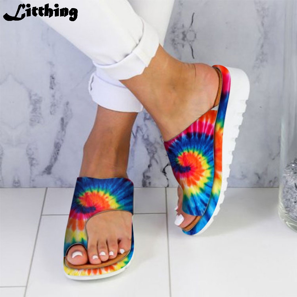 Orthopedic Bunion Corrector Sandals Women Shoes Slippers Comfy Platform Ladies Casual Big Toe Correction Sandal Q1204, Black
Orthopedic Bunion Corrector Sandals Women Shoes Slippers Comfy Platform Ladies Casual Big Toe Correction Sandal Q1204, Black