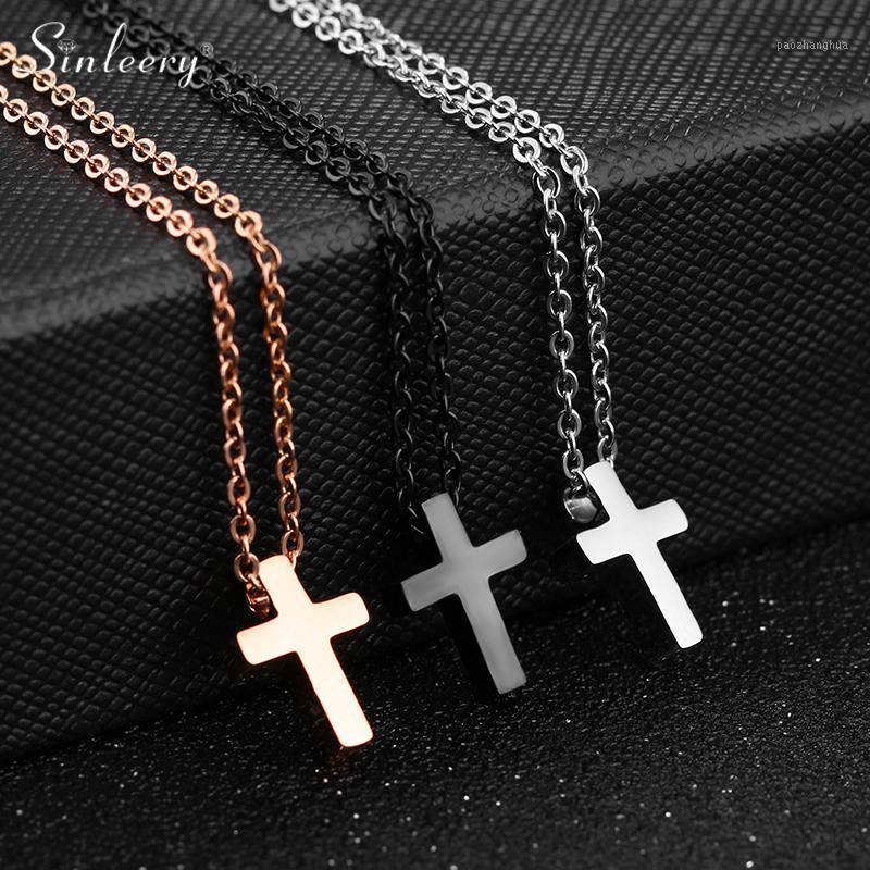 Pendant Necklaces SINLEERY Vintage Cross Necklace Classic Stainless Steel Chain Women Fashion Jewelry 2021 XL072 SSP, Silver
Pendant Necklaces SINLEERY Vintage Cross Necklace Classic Stainless Steel Chain Women Fashion Jewelry 2021 XL072 SSP, Silver
