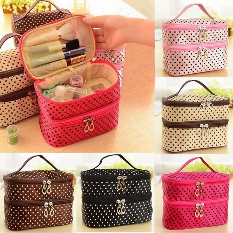 Storage Bags Multifunction Portable Zipper Cosmetic Bag Dot Beauty Case Make Up Tas Purse Organizer Travel
Storage Bags Multifunction Portable Zipper Cosmetic Bag Dot Beauty Case Make Up Tas Purse Organizer Travel
