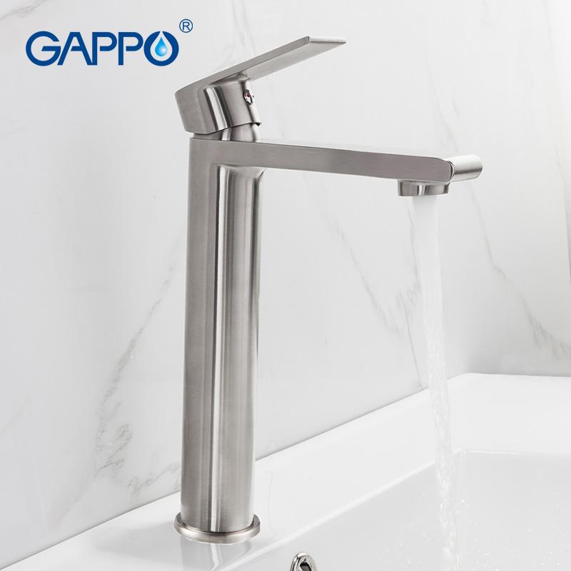 GAPPO stainless steel Basin faucet tall basin mixer tap bathroom cold and hot water faucet mixer water sink
GAPPO stainless steel Basin faucet tall basin mixer tap bathroom cold and hot water faucet mixer water sink