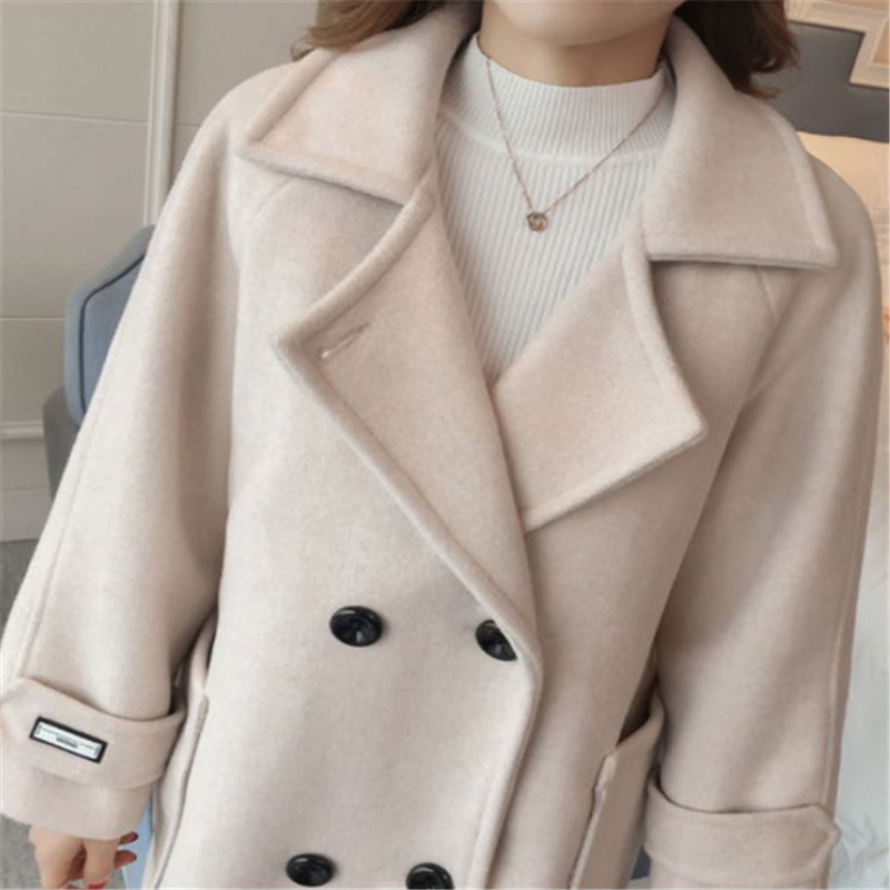 Winter Wool Coat and Jacket Women Korean Pink Long Jacket Warm Elegant Thicken Wool Coat Cashmere Vintage Long Coat Cape Female 201214