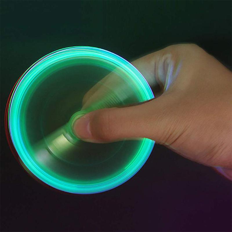 Adeeing LED Colourful Luminous Spinning Pen Rolling Pen Ball Spinning Point Learning Office Supplies Random Color r571