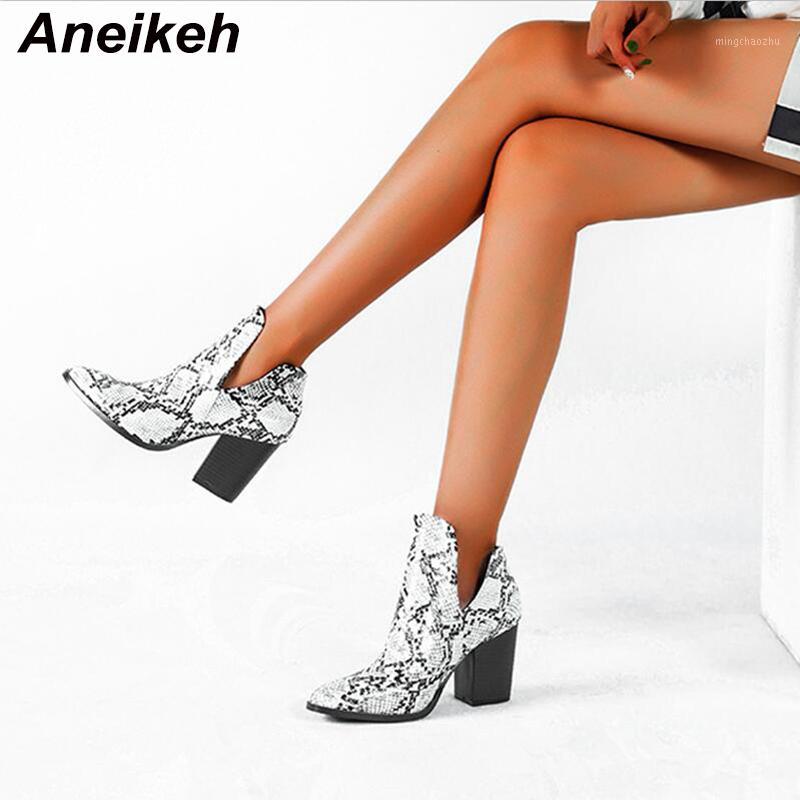 Aneikeh Motorcycle Western Cowboy Boots Women Snake Pattern PU Leather High Heels Slip On Cowgirl Booties Ankle botas Shoes 431, Black
Aneikeh Motorcycle Western Cowboy Boots Women Snake Pattern PU Leather High Heels Slip On Cowgirl Booties Ankle botas Shoes 431, Black