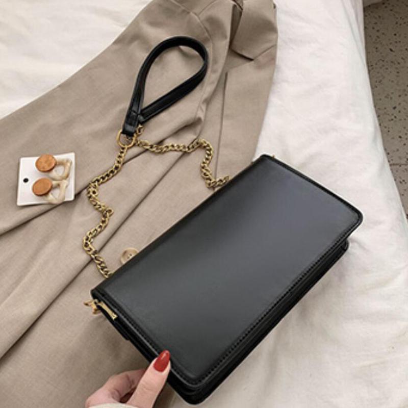 High Quality Chain Bag for Women Fall / Winter 2021 New Fashion One Shoulder Messenger Bag Shoulder & Crossbody Bags Cow Leather, Black
High Quality Chain Bag for Women Fall / Winter 2021 New Fashion One Shoulder Messenger Bag Shoulder & Crossbody Bags Cow Leather, Black