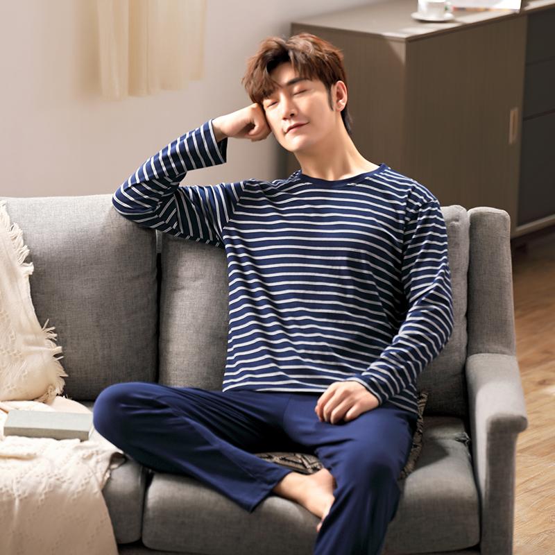 Men Pyjama Set Soft Long Seleeve 2 Pcs Sleepwear Suit 2020 New Male Sleep Clothing Night Home Wear Casual Pajama Pijama Hombre, Er5529
Men Pyjama Set Soft Long Seleeve 2 Pcs Sleepwear Suit 2020 New Male Sleep Clothing Night Home Wear Casual Pajama Pijama Hombre, Er5529