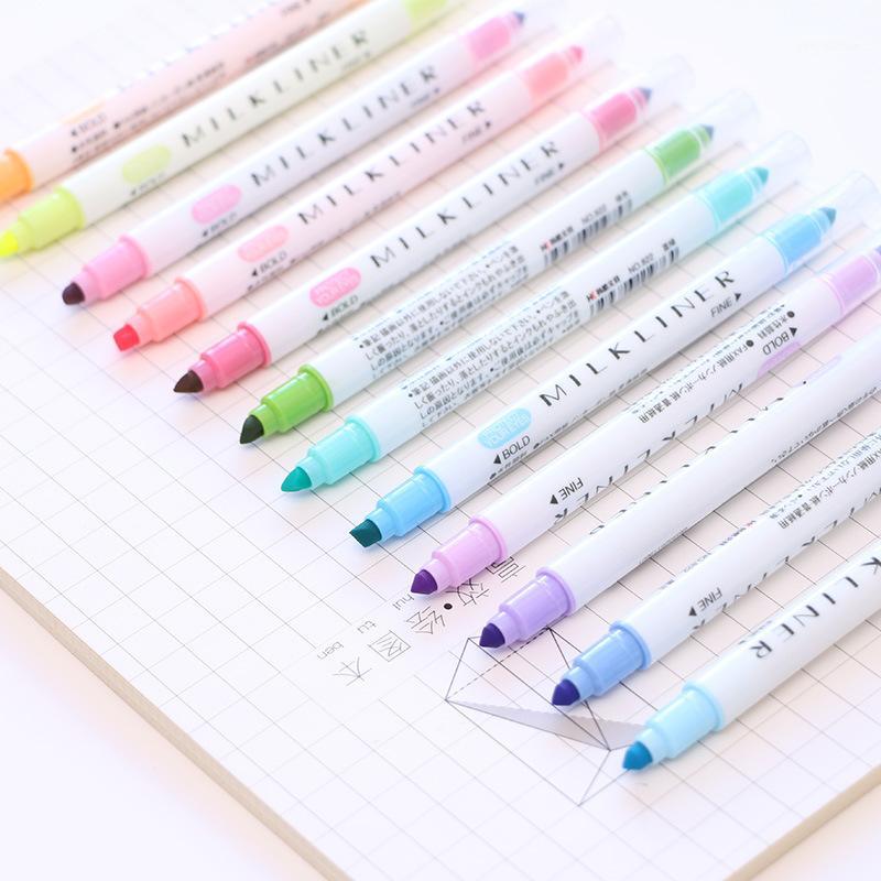12pcs/set Mildliner Same Type Highlighter Pen Stationery Double Headed Fluorescent marker Pen 12 Colors Mark Cute Milkliner1
12pcs/set Mildliner Same Type Highlighter Pen Stationery Double Headed Fluorescent marker Pen 12 Colors Mark Cute Milkliner1