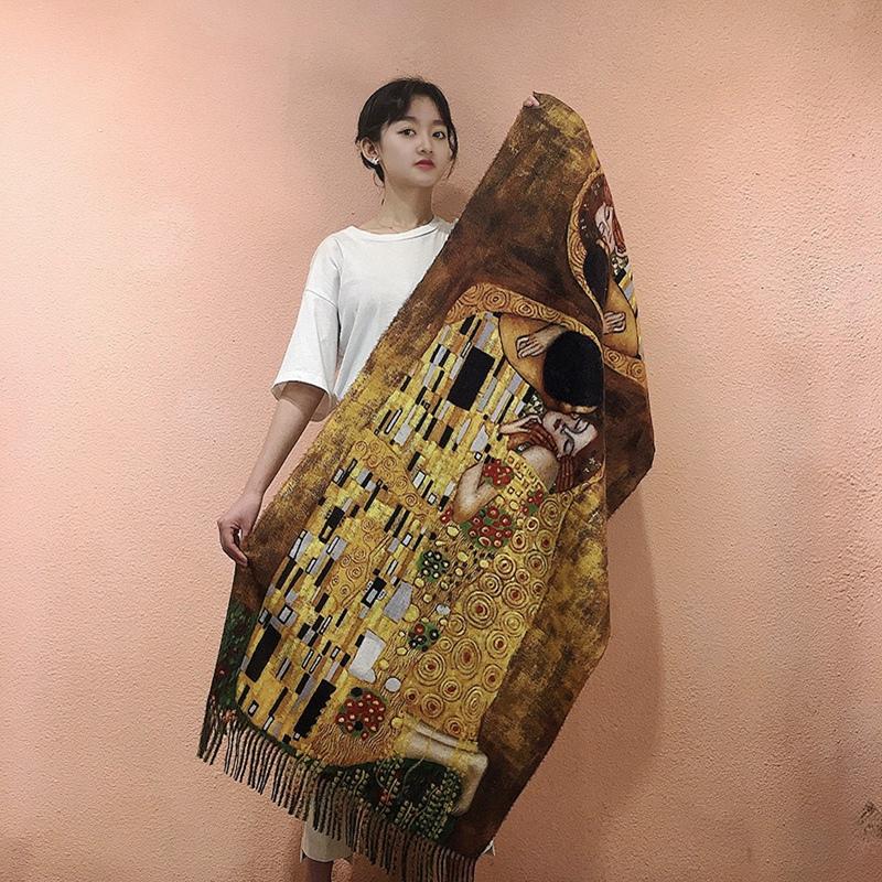 Oil Painting Cashmere Scarf Women Winter Coffee House Print Wool Shawls and Wraps Ladies Cape Blanket Scarves New
Oil Painting Cashmere Scarf Women Winter Coffee House Print Wool Shawls and Wraps Ladies Cape Blanket Scarves New