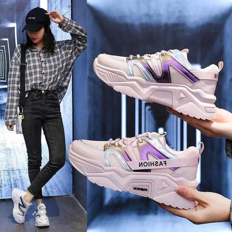 NAUSK White Shoes Chunky Sneakers 2021 Casual Shoes Thick Sole Comfortable Breathable Leisure Sneakers Vulcanized Zapatos Mujer #sM6i
NAUSK White Shoes Chunky Sneakers 2021 Casual Shoes Thick Sole Comfortable Breathable Leisure Sneakers Vulcanized Zapatos Mujer #sM6i