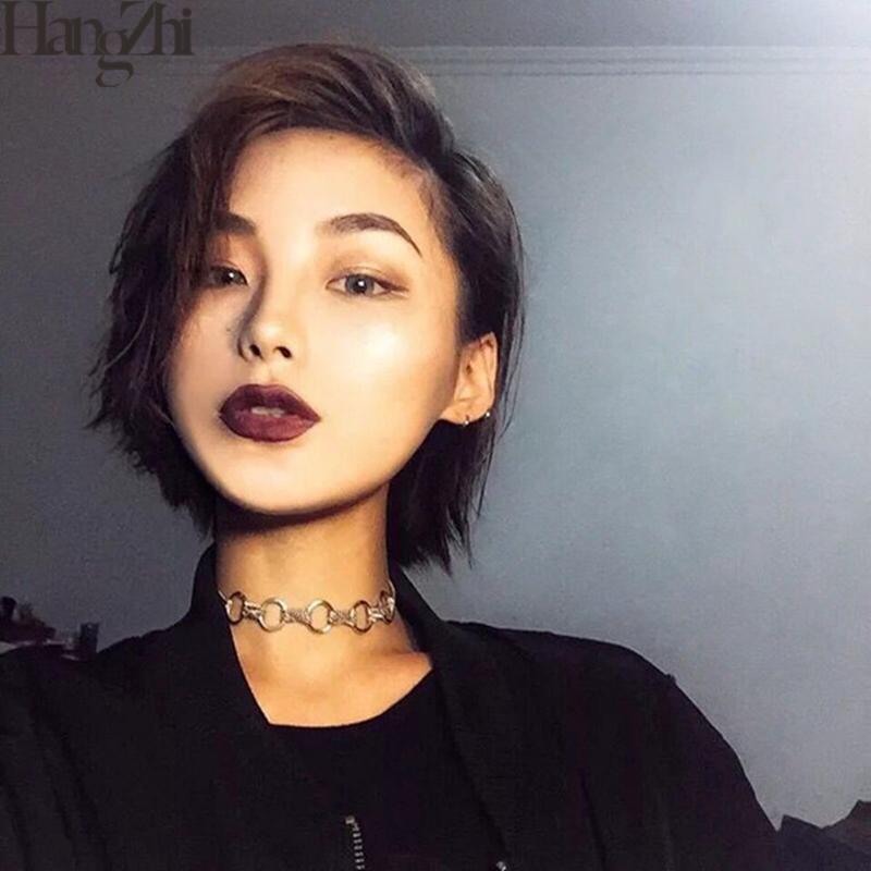 HANGZHI 2021 New Hip hop Circle Multilayer Metal Titanium Steel Choker Necklace For Women Girl Party Jewelry Gift
HANGZHI 2021 New Hip hop Circle Multilayer Metal Titanium Steel Choker Necklace For Women Girl Party Jewelry Gift