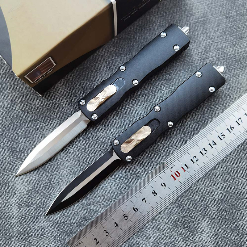 Outdoor Survival Double Action Automatic Knife D2 Blade 6061-T6 Aluminum Handle CNC Camping Hunting Tactical knives EDC
Outdoor Survival Double Action Automatic Knife D2 Blade 6061-T6 Aluminum Handle CNC Camping Hunting Tactical knives EDC